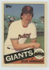 Atlee Hammaker #674 Baseball Cards 1985 Topps Tiffany Prices