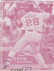 Buster Posey [Test Proof Magenta] #64 Baseball Cards 2016 Panini Donruss Prices