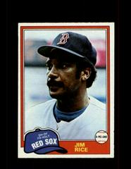 Jim Rice [Gray Back] #68 Baseball Cards 1981 O Pee Chee Prices