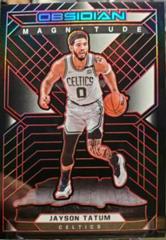 Jayson Tatum [Red] #11 Basketball Cards 2021 Panini Obsidian Magnitude Prices