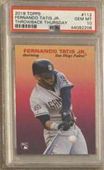 Fernando Tatis Jr. Baseball Cards 2019 Topps Throwback Thursday Prices