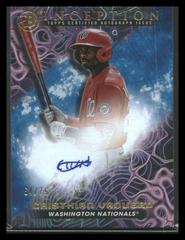 Cristhian Vaquero [Blue Foil] #PPA-CV Baseball Cards 2023 Bowman Inception Primordial Prospect Autograph Prices