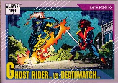 Ghost Rider vs. Deathwatch #109 Marvel 1991 Universe