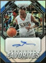 Allen Iverson [Silver Prizm] #6 Basketball Cards 2023 Panini Prizm Franchise Favorites Signature Prices