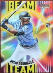 Julio Rodriguez [Orange] Baseball Cards 2022 Stadium Club Chrome Beam Team Prices