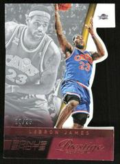 LeBron James [Premium Bonus Shots Orange Die Cuts] Basketball Cards 2014 Panini Prestige Prices