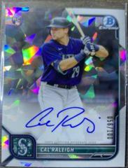 Cal Raleigh [Atomic Refractor] #CRA-CR Baseball Cards 2022 Bowman Chrome Rookie Autographs Prices