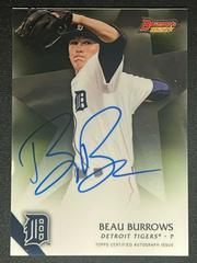 Beau Burrows Baseball Cards 2015 Bowman's Best of Autographs Prices