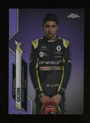 Esteban Ocon [Purple] #10 Racing Cards 2020 Topps Chrome Formula 1 Prices