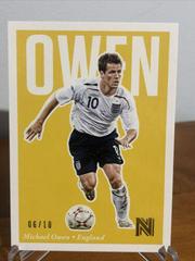 Michael Owen [Gold] #54 Soccer Cards 2017 Panini Nobility Prices