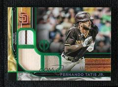 Fernando Tatis Jr. [Green] Baseball Cards 2022 Topps Tribute Triple Relics Prices