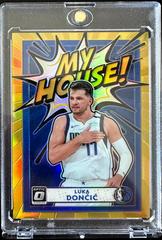 Luka Doncic [Gold] #13 Basketball Cards 2020 Panini Donruss Optic My House Prices