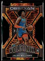 Jalen Williams #22 Basketball Cards 2022 Panini Obsidian Volcanix Prices