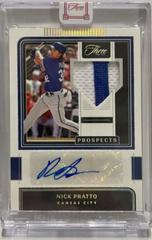 Nick Pratto [Silver] #PJA-NP Baseball Cards 2022 Panini Three and Two Prospect Jersey Autographs Prices