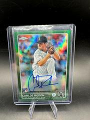 Carlos Rodon [Green Refractor] Baseball Cards 2015 Topps Chrome Autograph Rookies Prices