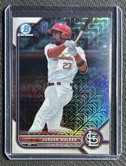 Jordan Walker [Mega Box Mojo] Baseball Cards 2022 Bowman Chrome Prospects Prices
