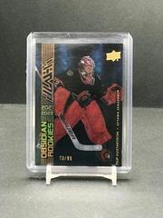 Filip Gustavsson [Gold] #OR-23 Hockey Cards 2021 SPx UD Black Obsidian Rookies Prices