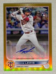 Royce Lewis [Gold] #AC-RL Baseball Cards 2022 Topps Chrome Update Autographs Prices