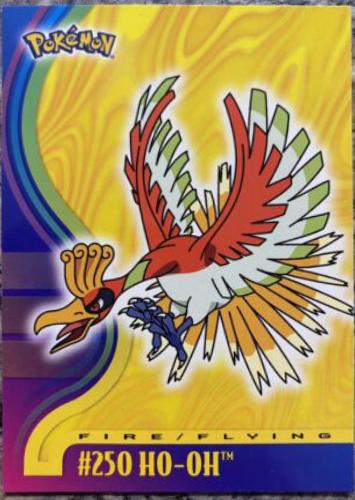 Ho-Oh #250 Pokemon 2001 Topps Johto Champions