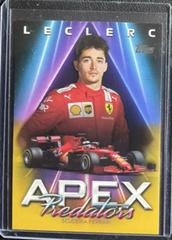 Charles Leclerc [Gold] #AP-CL Racing Cards 2021 Topps Formula 1 Apex Predators Prices