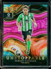 Sergio Canales [Pink] #15 Soccer Cards 2022 Panini Select La Liga Unstoppable Prices