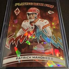 Patrick Mahomes II [Fire Ice] #PWF-8 Football Cards 2023 Panini Phoenix Playing with Fire Prices