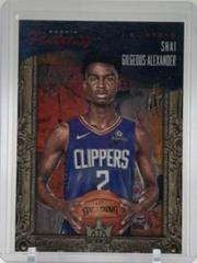 Shai Gilgeous Alexander [Rookie Ruby] Basketball Cards 2018 Panini Court Kings Portraits Prices