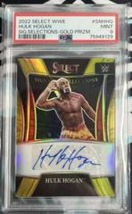 Hulk Hogan [Gold Prizm] Wrestling Cards 2022 Panini Select WWE Signature Selections Prices