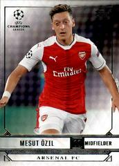 Mesut Ozil Soccer Cards 2016 Topps UEFA Champions League Showcase Prices