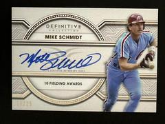 Mike Schmidt #LAC-MSC Baseball Cards 2022 Topps Definitive Legendary Autograph Collection Prices