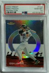 Mike Piazza [Refractor] Baseball Cards 2005 Finest Prices