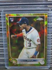 Jeremy Pena [Gold] #583 Baseball Cards 2022 Topps Chrome Sapphire Prices