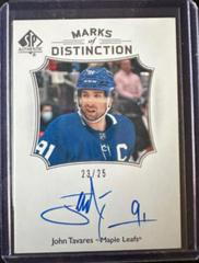 John Tavares #MD-JT Hockey Cards 2021 SP Authentic Marks of Distinction Autographs Prices