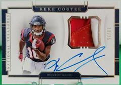 Keke Coutee Football Cards 2018 National Treasures Rookie Gloves Signatures Prices