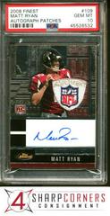 Matt Ryan [Autograph Patches] Football Cards 2008 Topps Finest Prices