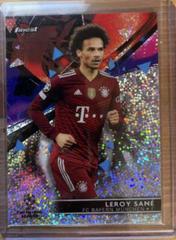 Leroy Sane [Speckle] Soccer Cards 2021 Topps Finest UEFA Champions League Prices