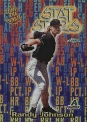 Randy Johnson [Refractor] #OTG17 Baseball Cards 2000 Topps Chrome Own the Game Prices