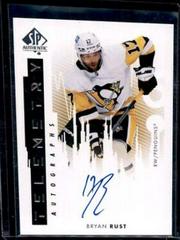 Bryan Rust #T-BR Hockey Cards 2022 SP Authentic Telemetry Autographs Prices
