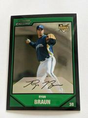 Ryan Braun #BDP50 Baseball Cards 2007 Bowman Chrome Draft Picks Prices