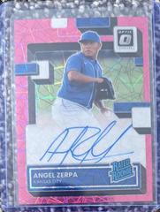 Angel Zerpa [Pink Velocity] Baseball Cards 2022 Panini Donruss Optic Rated Rookie Signatures Prices