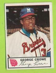 George Crowe #18 Baseball Cards 1953 Johnston Cookies Braves Prices