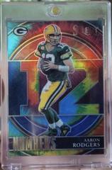 Aaron Rodgers [Tie Dye] #SN-7 Football Cards 2021 Panini Select Numbers Prices