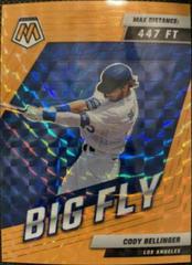 Cody Bellinger [Reactive Orange] #BF-8 Baseball Cards 2022 Panini Mosaic Big Fly Prices