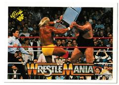 Hulk Hogan, Andre the Giant #34 Wrestling Cards 1990 Classic WWF The History of Wrestlemania Prices