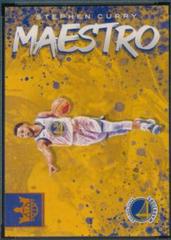 Stephen Curry [Citrine] Basketball Cards 2019 Panini Court Kings Maestros Prices