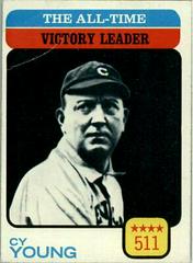 Cy Young [All Time Victory Leader] #477 Baseball Cards 1973 Topps Prices