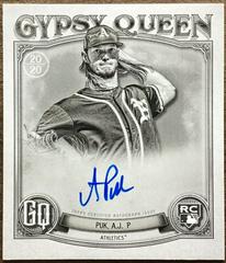 A J Puk [Black & White] #AP Baseball Cards 2020 Topps Gypsy Queen Autographs Prices