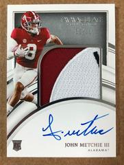 John Metchie III [Gold] #RA-JME Football Cards 2022 Panini Immaculate Collegiate Rookie Autographs Prices