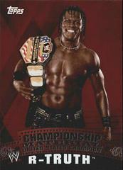 R Truth [Intercontinental Puzzle Back] #C26 Wrestling Cards 2010 Topps WWE Championship Material Prices