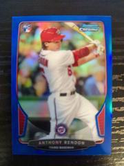 Anthony Rendon [Blue Refractor] #317 Baseball Cards 2013 Bowman Chrome Mini Prices